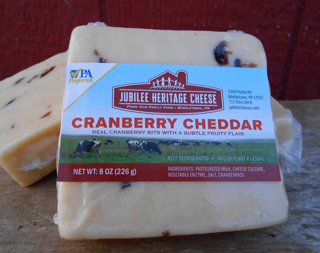 Cranberry Cheddar Jubilee Heritage Cheese